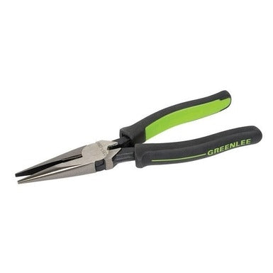 Greenlee 0351-08M Long Nose Side Cutting Pliers 8" with Molded Grip