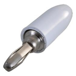 Johnson White Banana Plug 108-0301-001