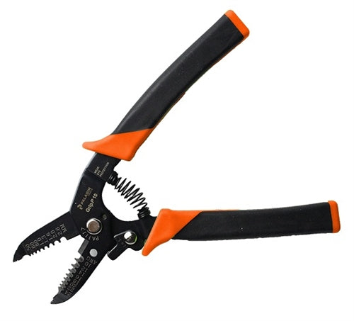 Paladin PA1117 Wire Stripper / Cutter, 24-10AWG Solid & Stranded, Ergo Handle