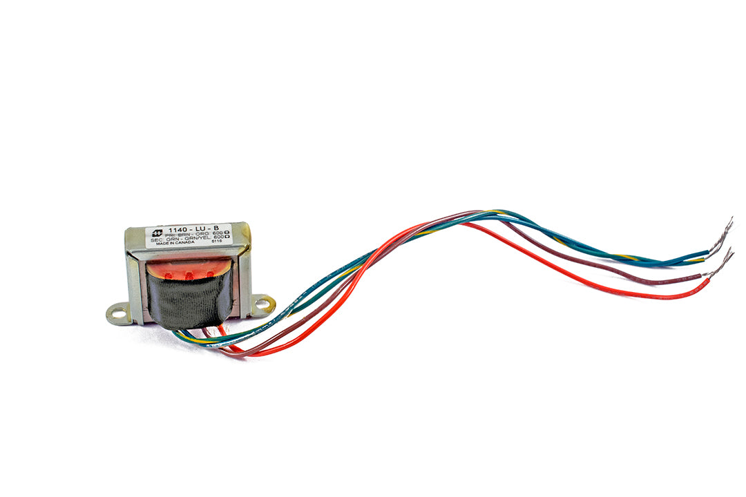 Hammond 1140-LU-B Audio Transformer, Line Output, Chassis Mount, Impedance Ratio 600 to 600
