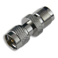 TCC 12-14-DGN Adapter Mini UHF Plug/Male to TNC Jack/Female
