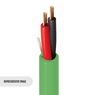 Belden 1307A Speaker Cable 16AWG 2 Conductor Stranded, Unshielded, Green PVC CM/FT1, Oxygen Free (152M = Full Box)
