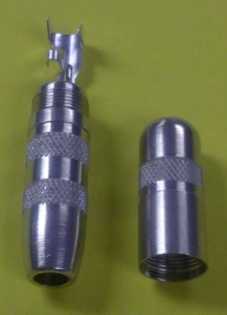 Switchcraft 131 3 Pole Stereo 1/4" Extension Inline Jack, Shielded Handle, Solder Lugs