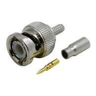 TCC 13-10L-DGN BNC Male Crimp Connector for RG174