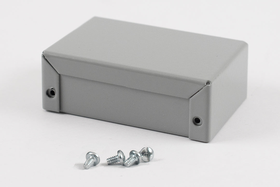 Hammond 1411C Aluminum Utility Enclosure, Gray (3.2" x 2.2" x 1.1")