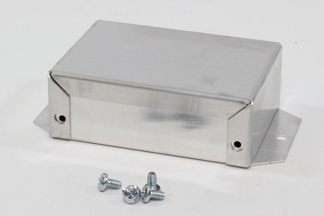Hammond 1411FBCU Aluminum Utility Enclosure, Flanged, Unpainted 3.2" x 2.2" x 1.1"
