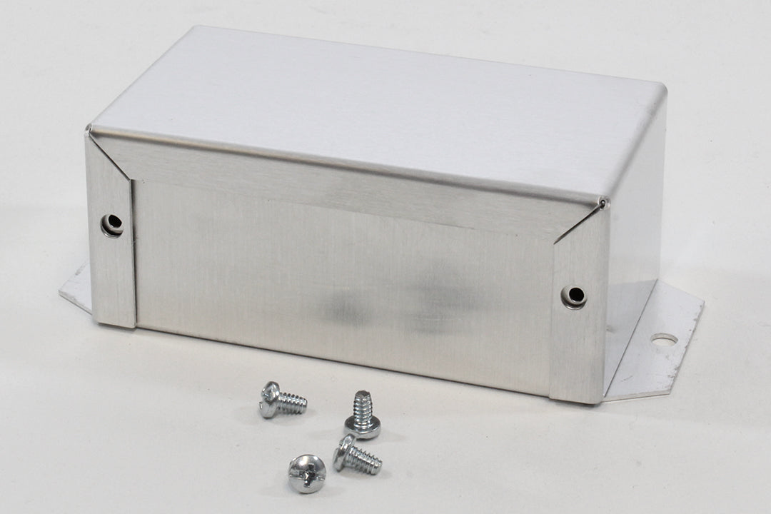 Hammond 1411FBGU Aluminum Utility Enclosure, Flanged, Unpainted 4.0" x 2.2" x 1.6"