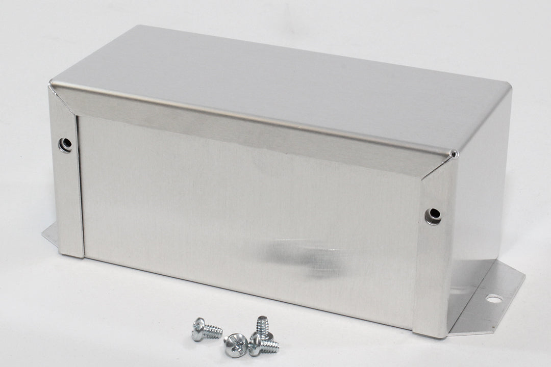 Hammond 1411FBKU Aluminum Utility Enclosure, Flanged, Unpainted 5.0" x 2.2" x 2.2"