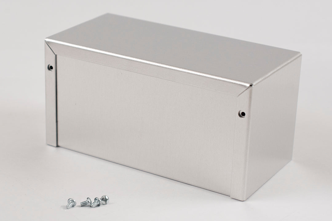 Hammond 1411MU Aluminum Utility Enclosure, Unpainted 6.0" x 3.0" x 3.0"