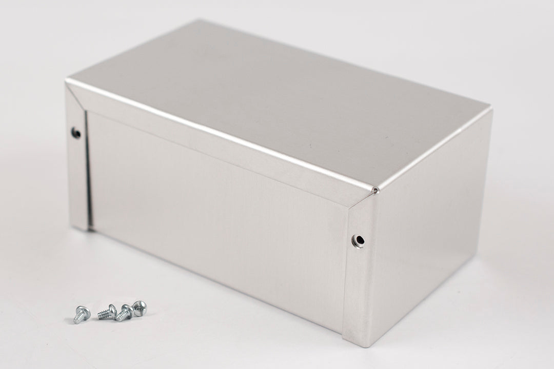 Hammond 1411NU Aluminum Utility Enclosure, Unpainted 5.0" x 3.0" x 2.2"