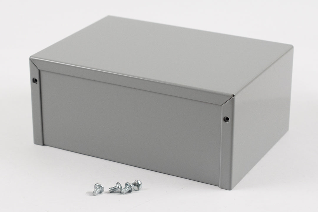 Hammond 1411Q Aluminum Utility Enclosure, Gray (7" x 5" x 3")