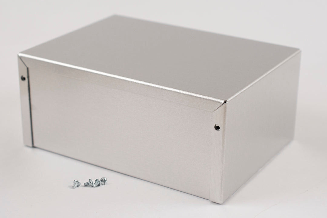 Hammond 1411QU Aluminum Utility Enclosure, Unpainted 7.0" x 5.0" x 3.0"