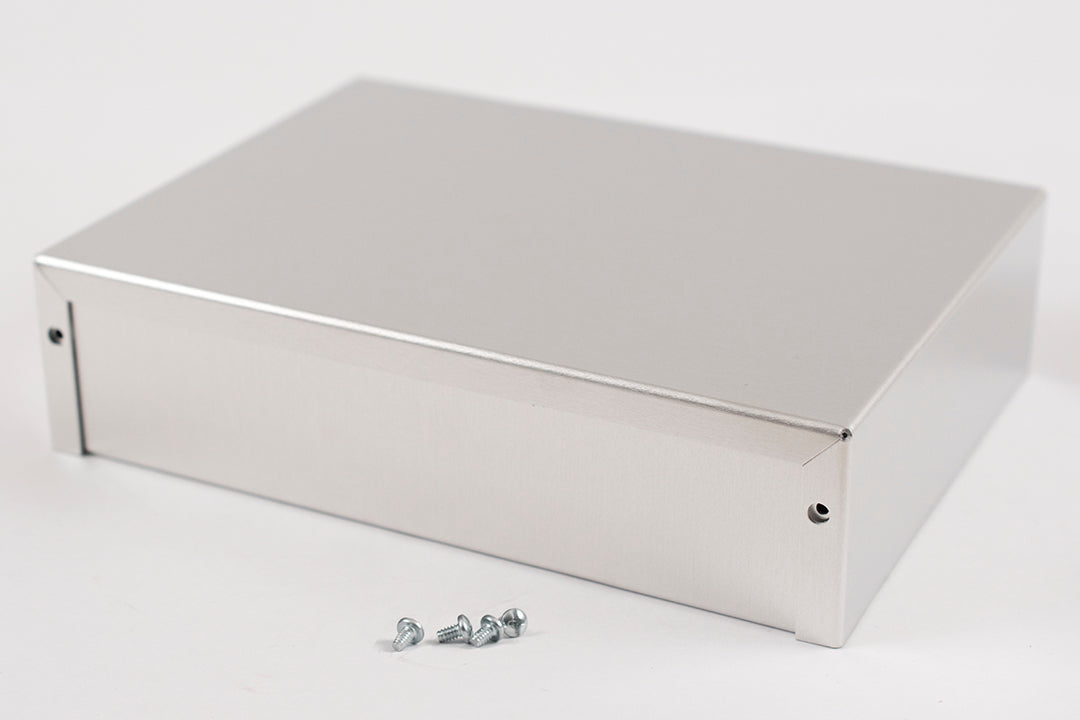 Hammond 1411RRU Aluminum Utility Enclosure, Unpainted 8.0" x 6.0" x 2.0"
