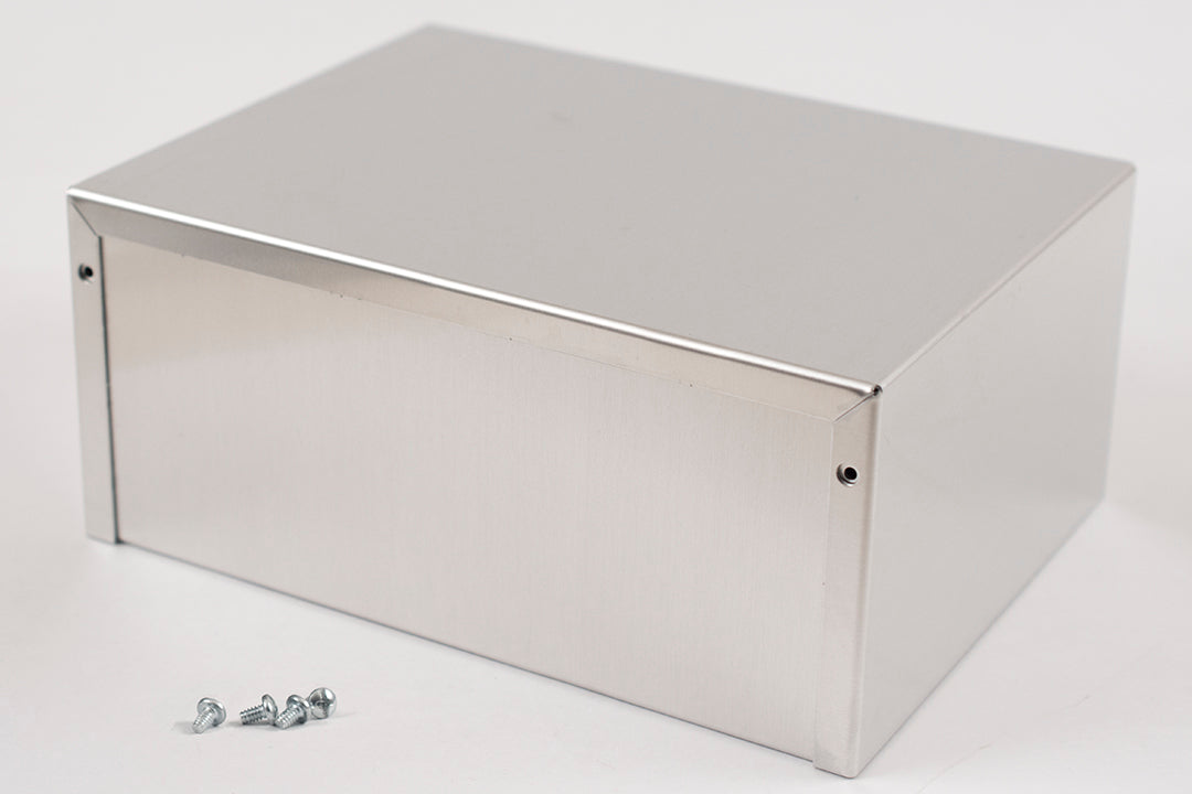 Hammond 1411RU Aluminum Utility Enclosure, Unpainted 8.0" x 6.0" x 3.5"