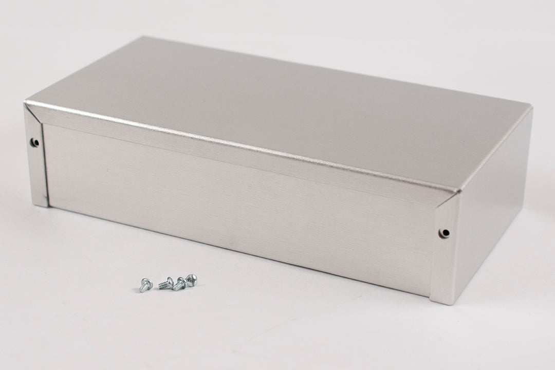 Hammond 1411SSU Aluminum Utility Enclosure, Unpainted 8.0" x 4.0" x 2.0"