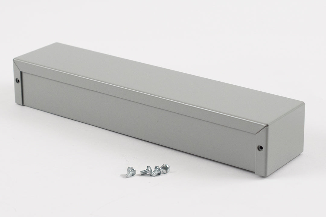 Hammond 1411T Aluminum Utility Enclosure, Gray (10" x 2.2" x 1.6")