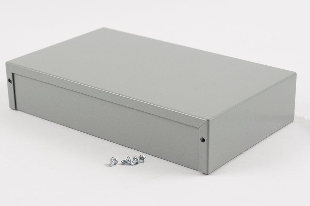 Hammond 1411TT Aluminum Utility Enclosure, Gray 10.0" x 6.0" x 2.0"