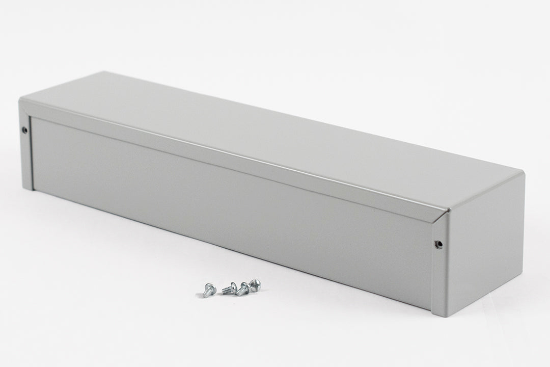Hammond 1411W Aluminum Utility Enclosure, Gray (12" x 3" x 2.2")