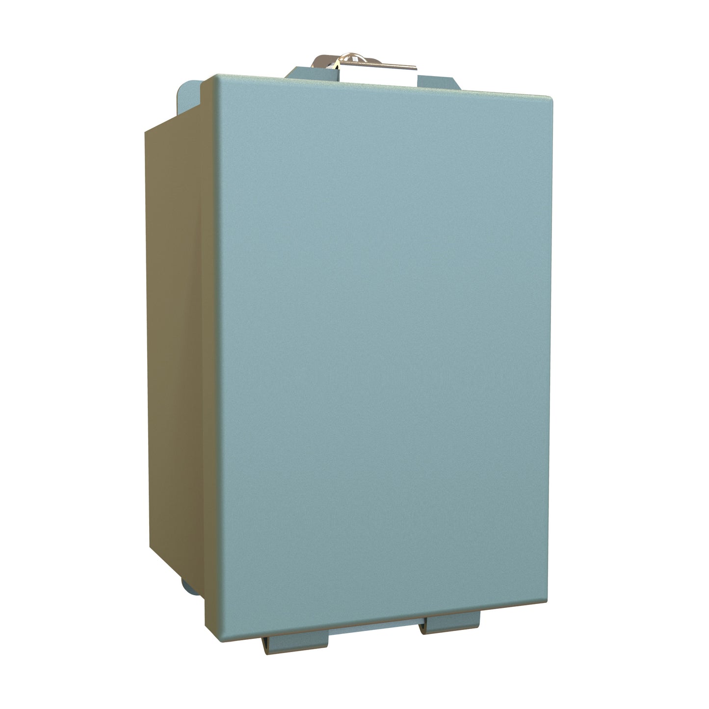 Hammond 1414C4 N12 Junction Box, Lift Off Cover with Clamps, with Panel - 6" x 4" x 4" - Steel/Gray