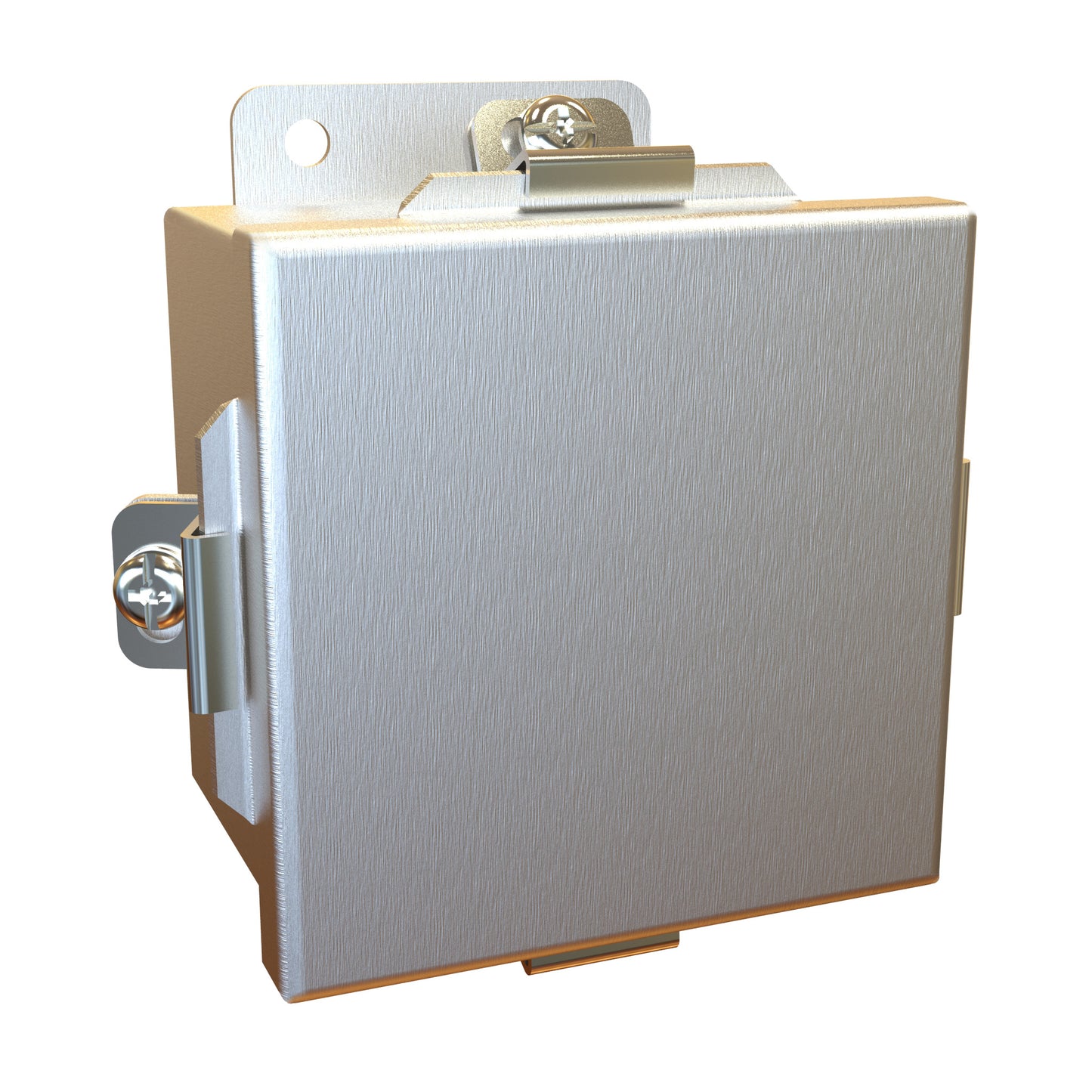Hammond 1414N4ALA N4 Junction Box, Lift Off Cover with Clamps, No Panel - 4" x 4" x 3" - Aluminum