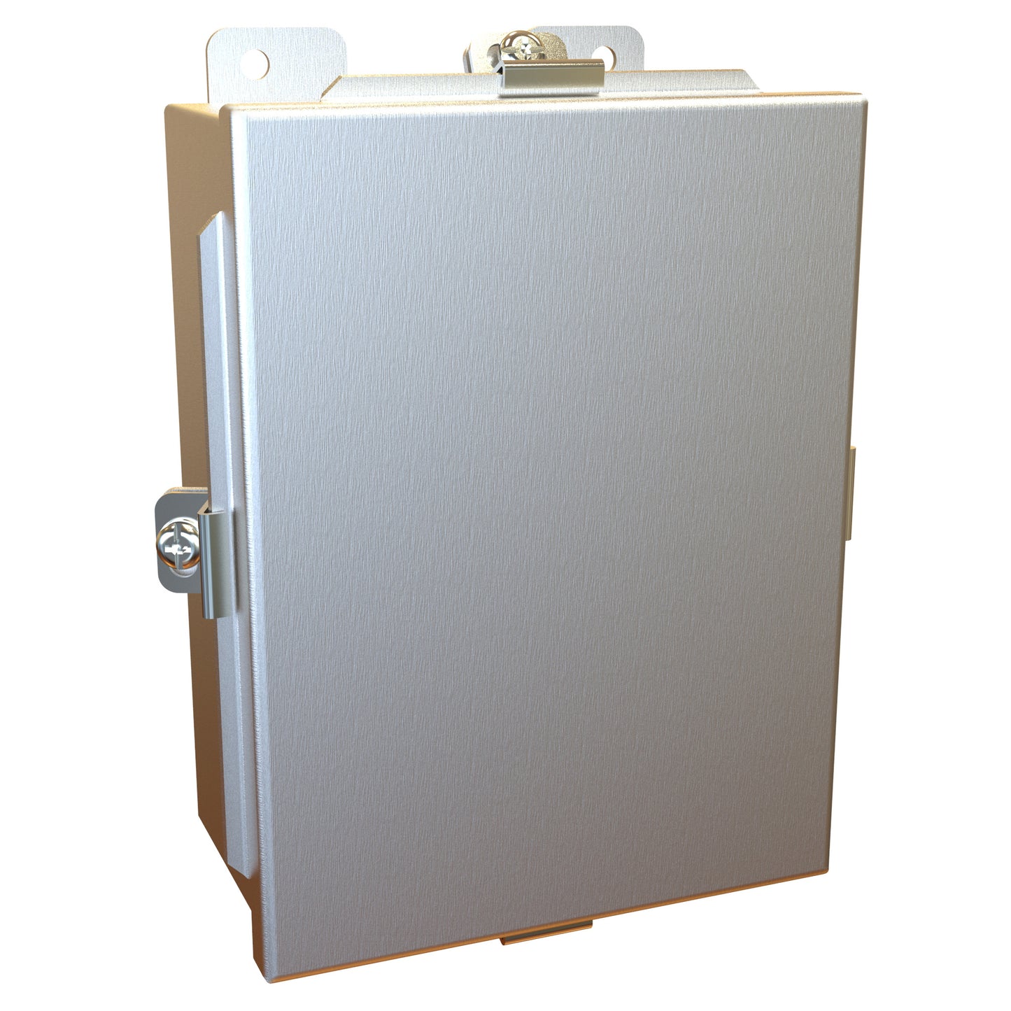 Hammond 1414N4ALG N4 Junction Box, Lift Off Cover with Clamps, with Panel - 8" x 6" x 3.5" - Aluminum