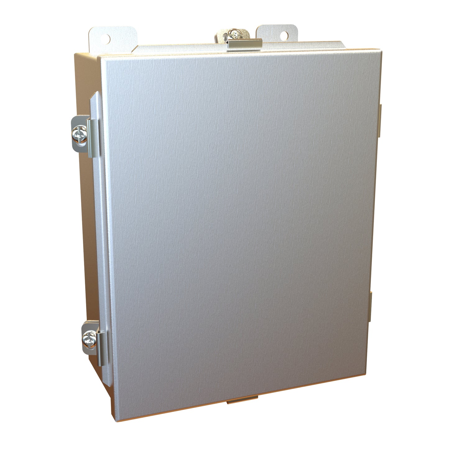 Hammond 1414N4ALI N4 Junction Box, Lift Off Cover with Clamps, with Panel - 10" x 8" x 4" - Aluminum