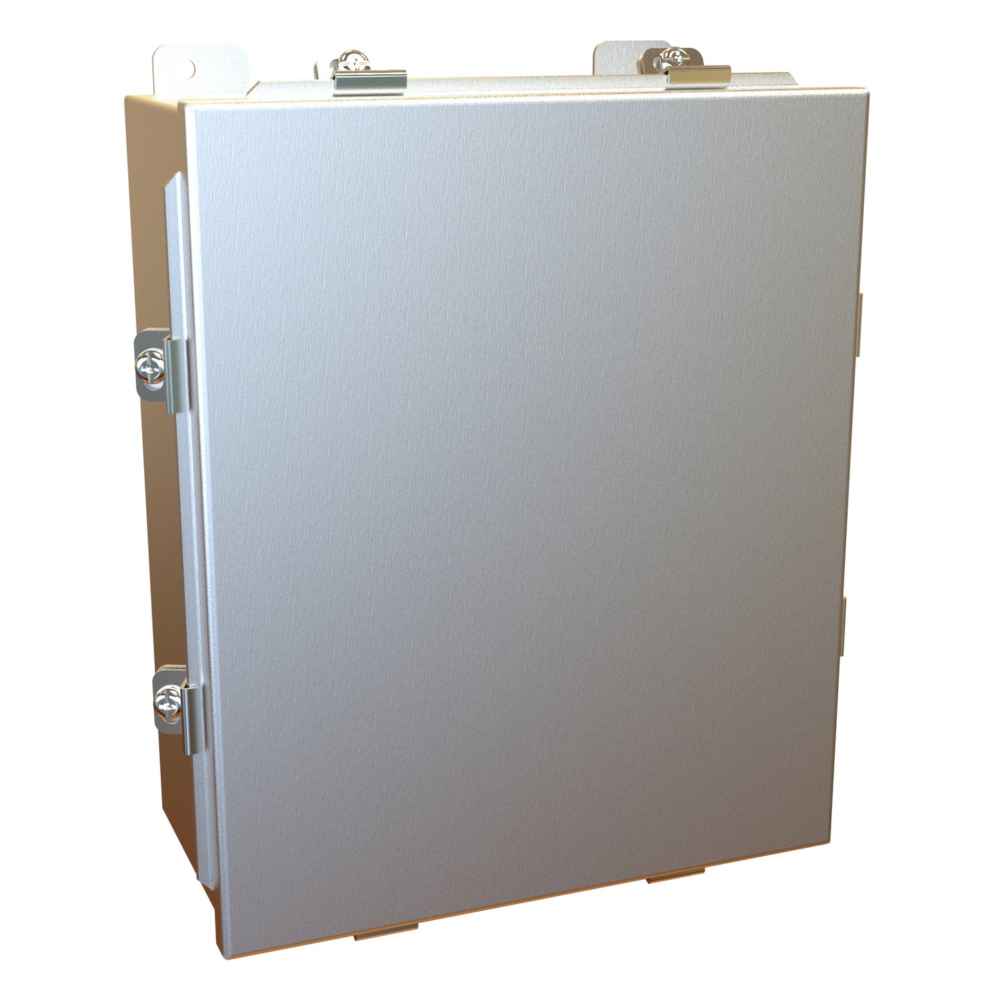 Hammond 1414N4ALK N4 Junction Box, Lift Off Cover with Clamps, with Panel - 12" x 10" x 5" - Aluminum