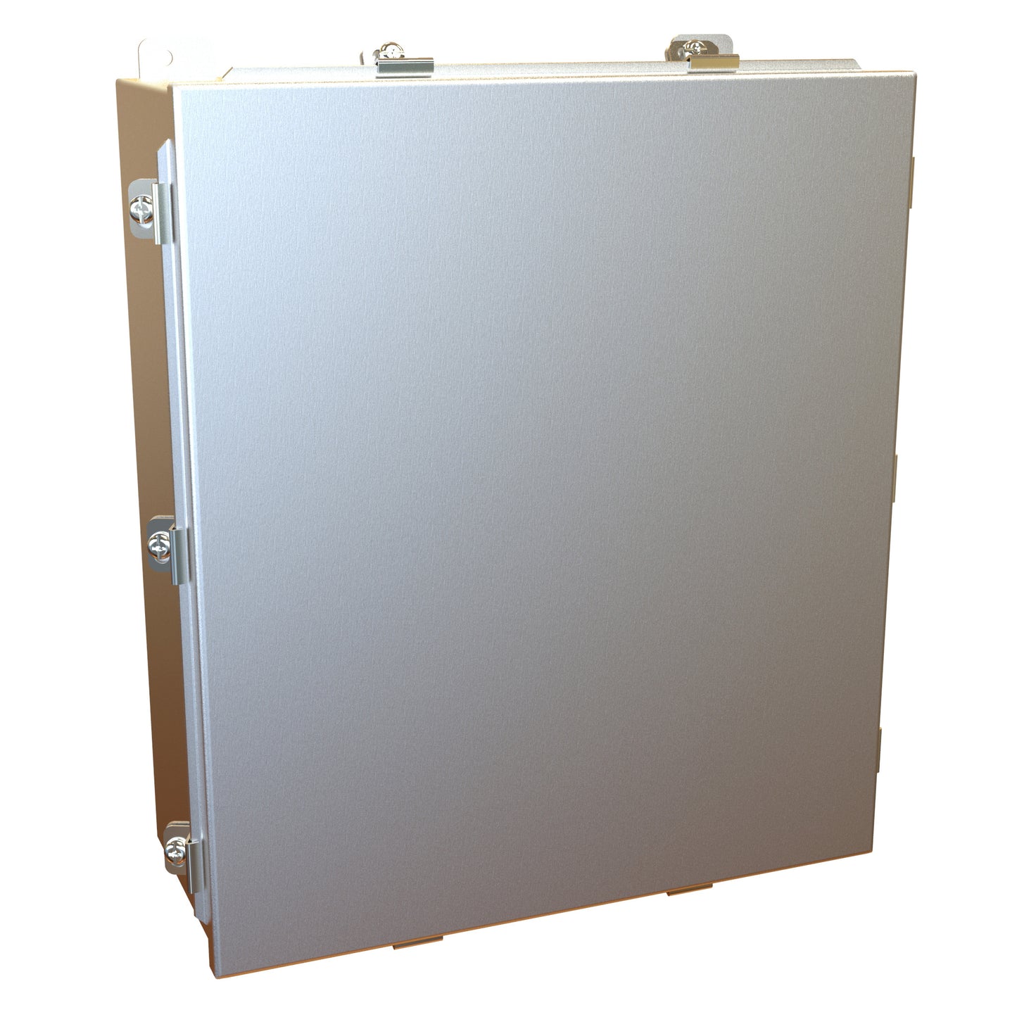 Hammond 1414N4ALO6 N4 Junction Box, Lift Off Cover with Clamps, with Panel - 16" x 14" x 6" - Aluminum