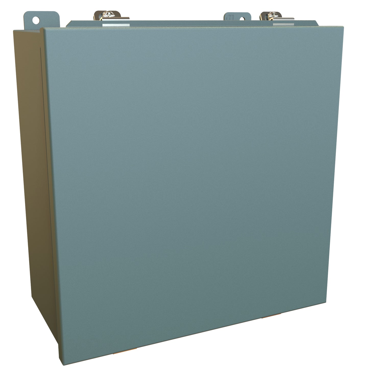 Hammond 1414N4PHL6 N4 Junction Box, Continuous Hinge Door with Clamps, with Panel - 12" x 12" x 6" - Steel/Gray