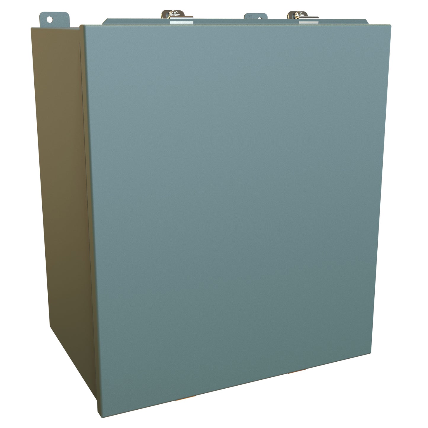Hammond 1414N4PHO10 N4 Junction Box, Continuous Hinge Door with Clamps, with Panel - 16" x 14" x 10" - Steel/Gray