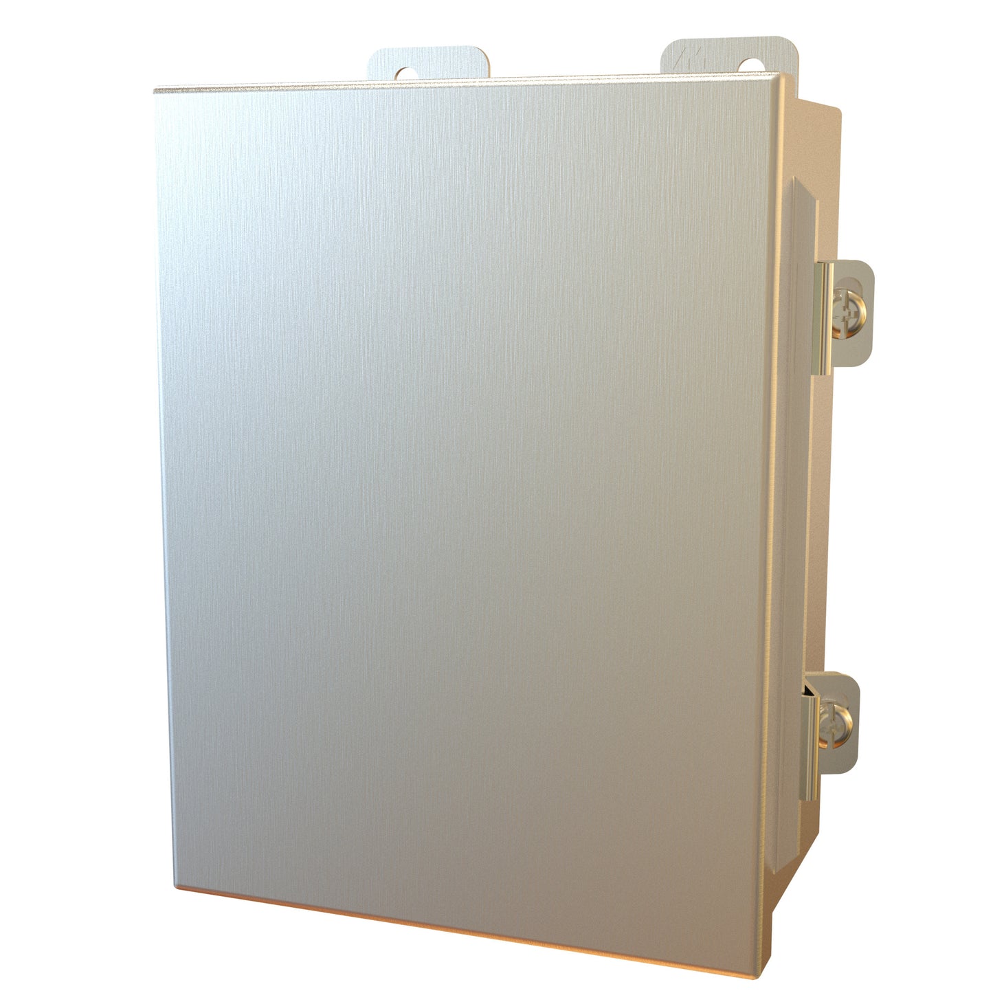 Hammond 1414N4PHSSG N4X Junction Box, Continuous Hinge Door with Clamps, with Panel - 8" x 6" x 3.5" - 304 Stainless Steel