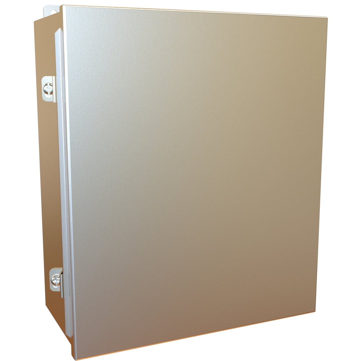 Hammond 1414N4SSM6 N4X Junction Box, Lift Off Cover with Clamps, with Panel - 14" x 12" x 5" - 304 Stainless Steel