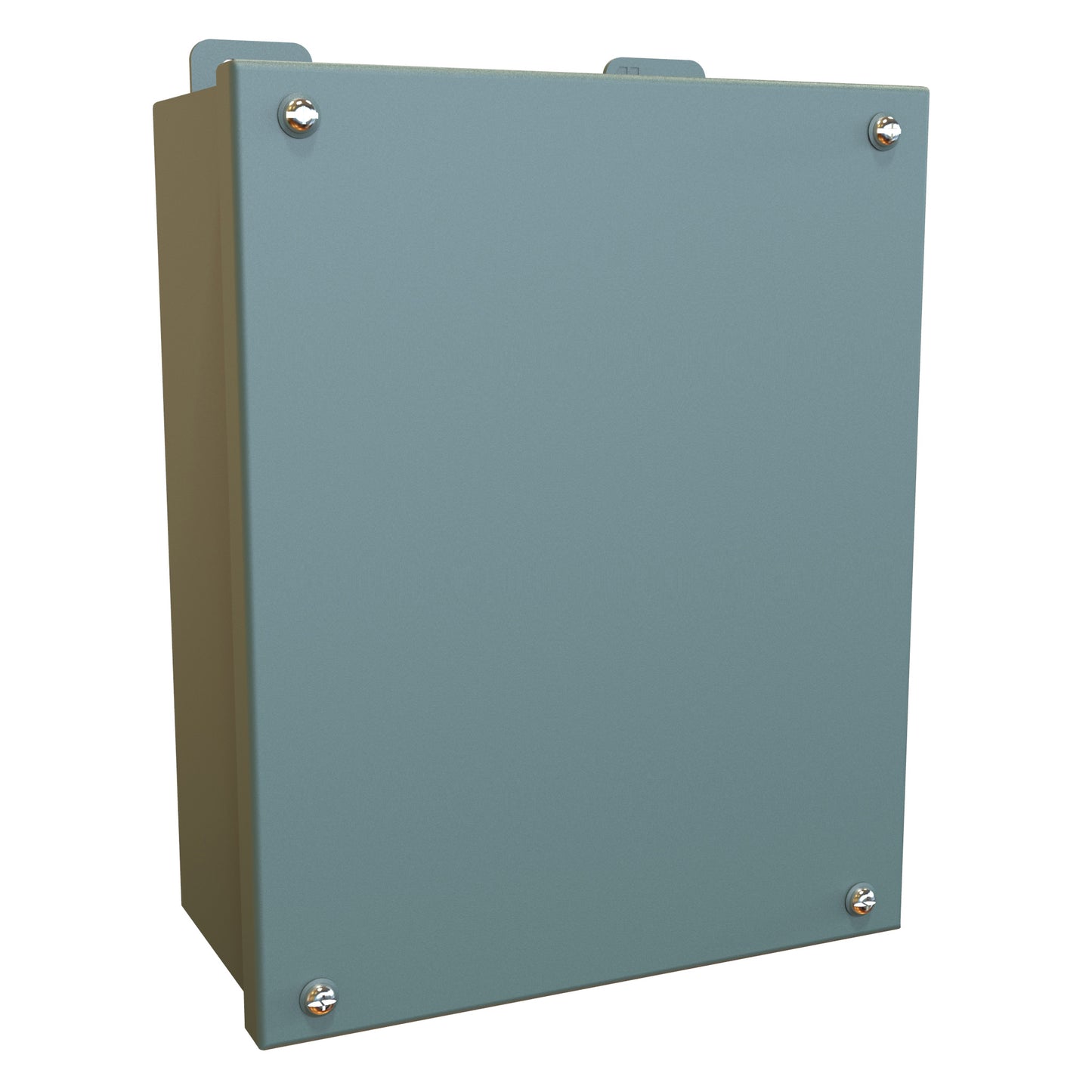 Hammond 1414SCI N12 Junction Box, Lift-Off Cover with Screws, with Panel - 10" x 8" x 4" - Steel/Gray