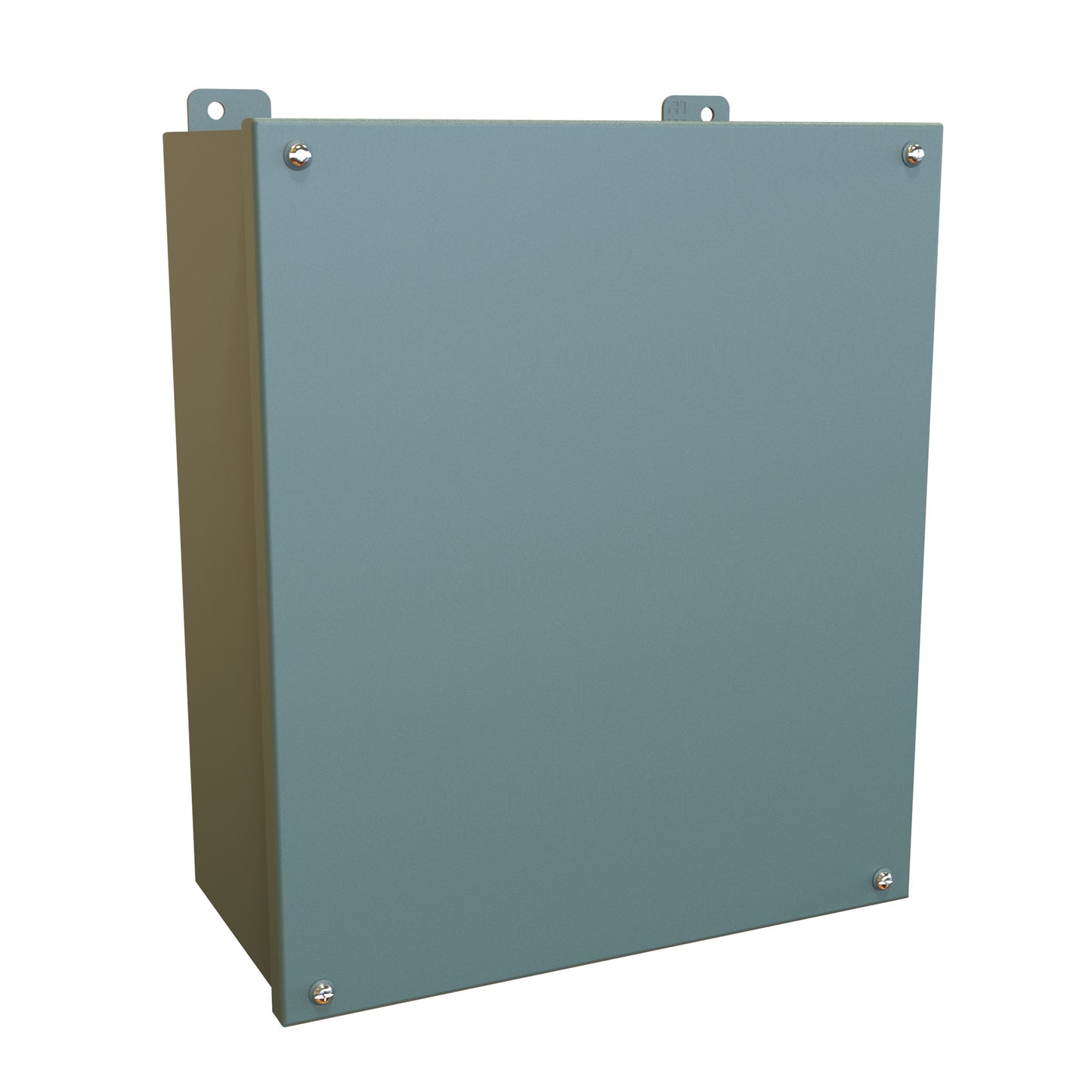 Hammond 1414SCM6 N12 Junction Box, Lift-Off Cover with Screws, with Panel - 14" x 12" x 6" - Steel/Gray