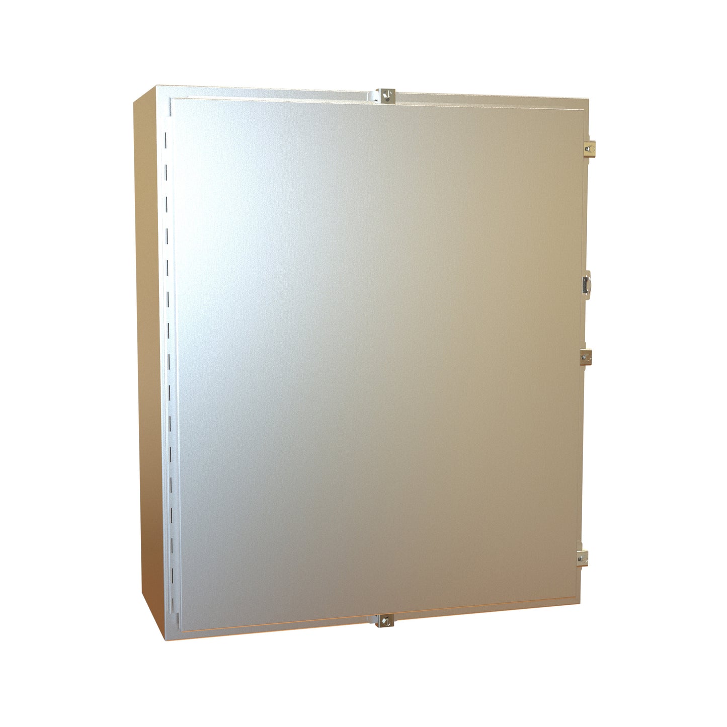 Hammond 1418N4SSM12 N4X Wallmount Enclosure, Continuous Hinge Door with Clamps, with Panel - 36" x 30" x 12"- 304 Stainless Steel