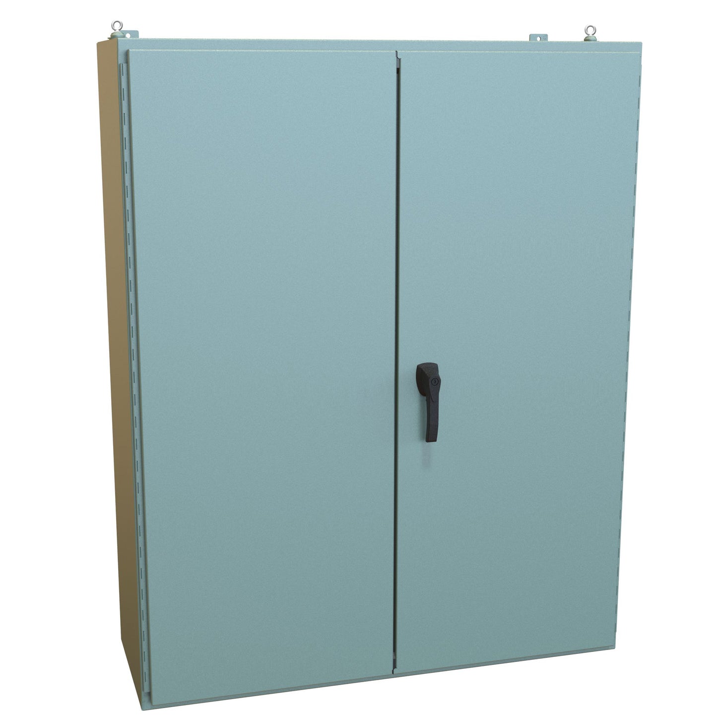 Hammond 1422B16 N12 Double Door Wallmount Enclosure w/Panel - 60" x 48" x 16" - Steel/Gray