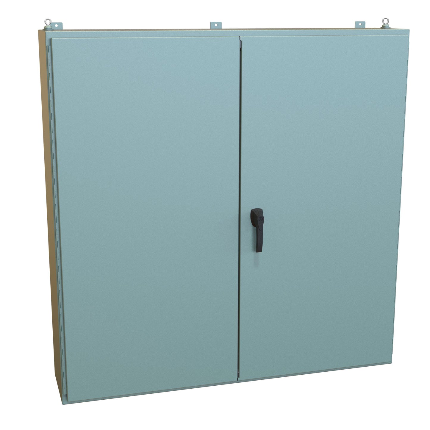 Hammond 1422D12 N12 Double Door Wallmount Enclosure w/Panel - 60" x 60" x 12" - Steel/Gray