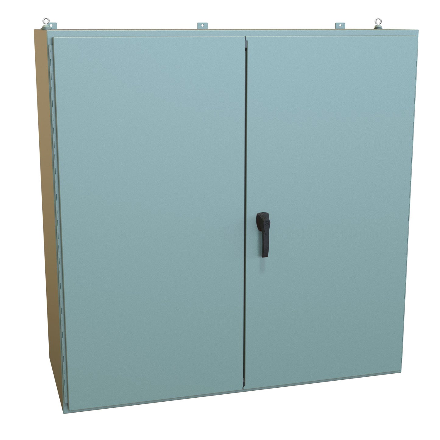 Hammond 1422D24 N12 Double Door Wallmount Enclosure w/Panel - 60" x 60" x 24" - Steel/Gray