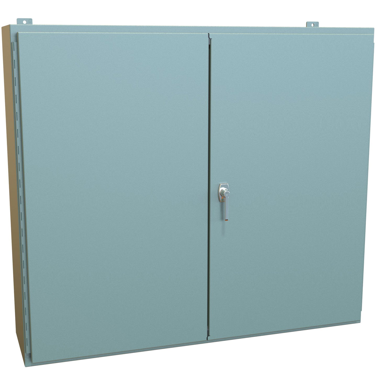 Hammond 1422VW12 N12 Double Door Wallmount Enclosure w/Panel - 42" x 48" x 12" - Steel/Gray