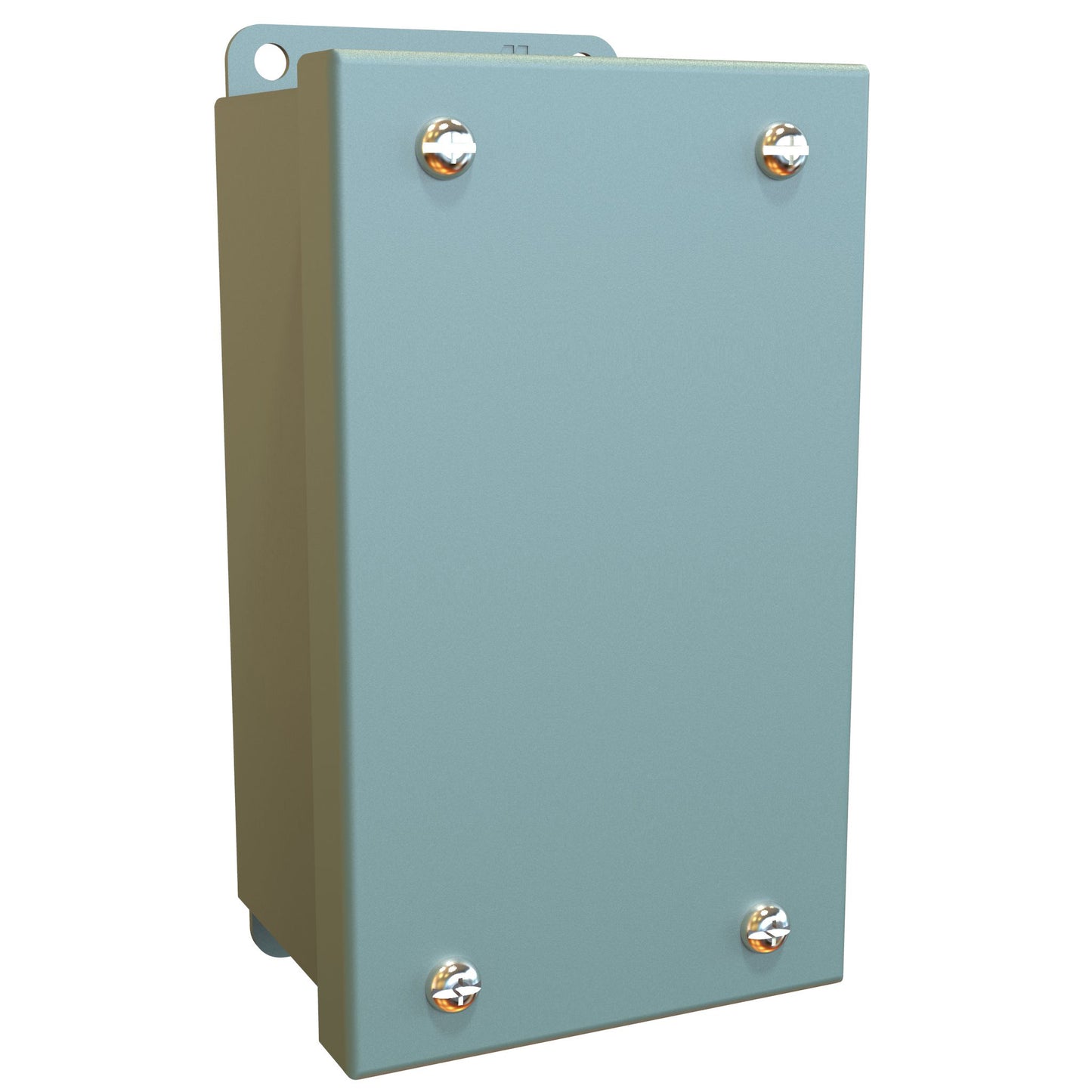 Hammond 1436B N12 Junction Box, Lift-Off Cover with Screws - 5.7" x 3.2" x 2.7" - Steel/Gray