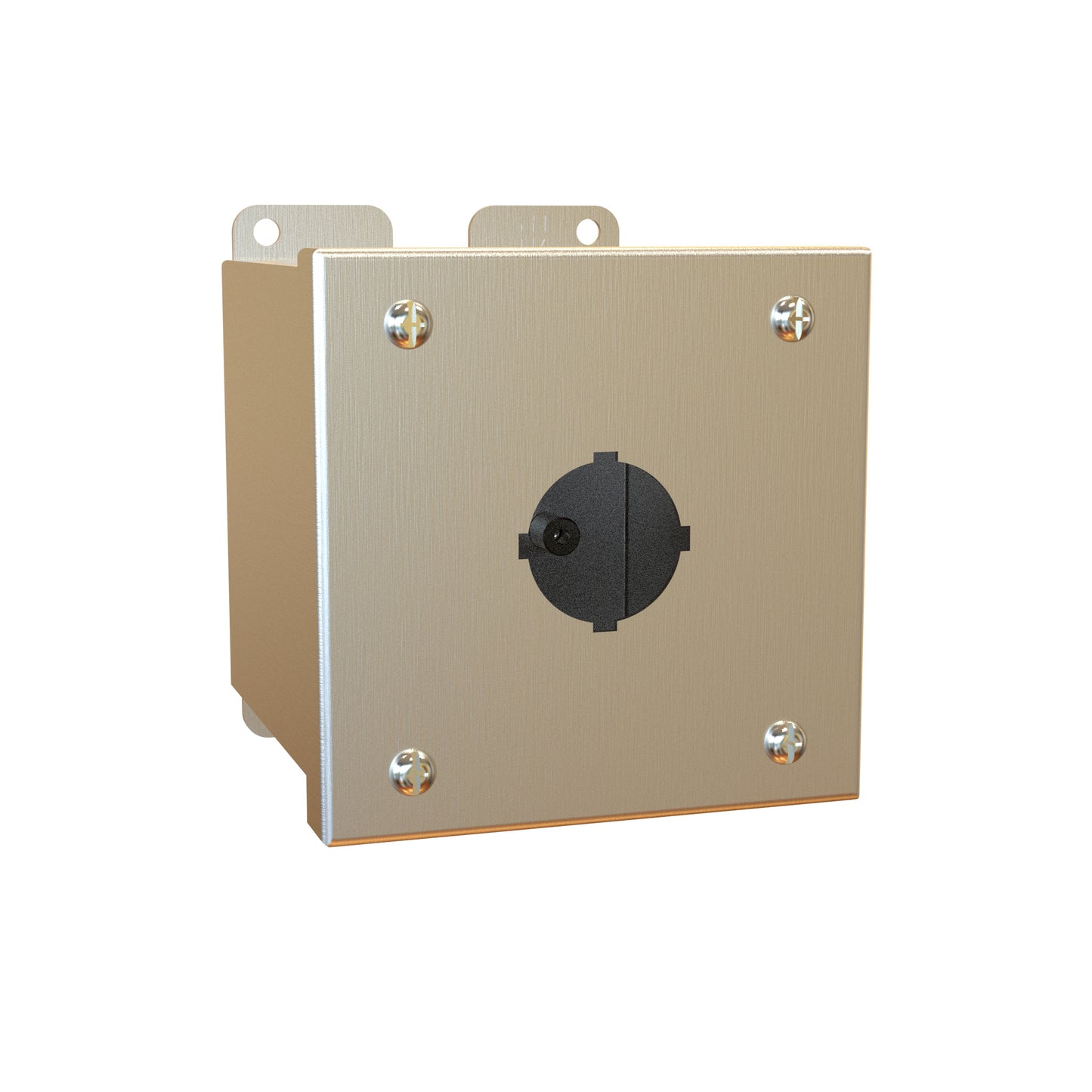 Hammond 1437S16A Pushbutton Enclosure - Extra Deep - 1 PB x 30.5mm - 316 Stainless Steel
