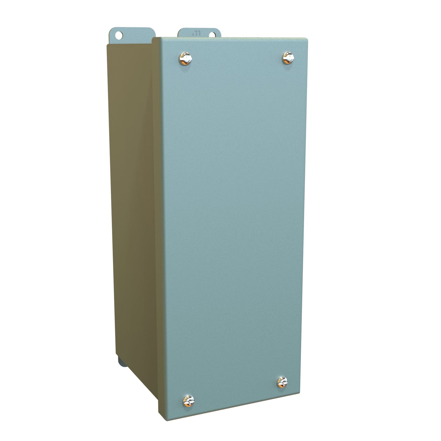 Hammond 1438D N12 Junction Box, Lift-Off Cover with Screws - Extra Deep - 10" x 4" x 4.75" - Steel/Gray