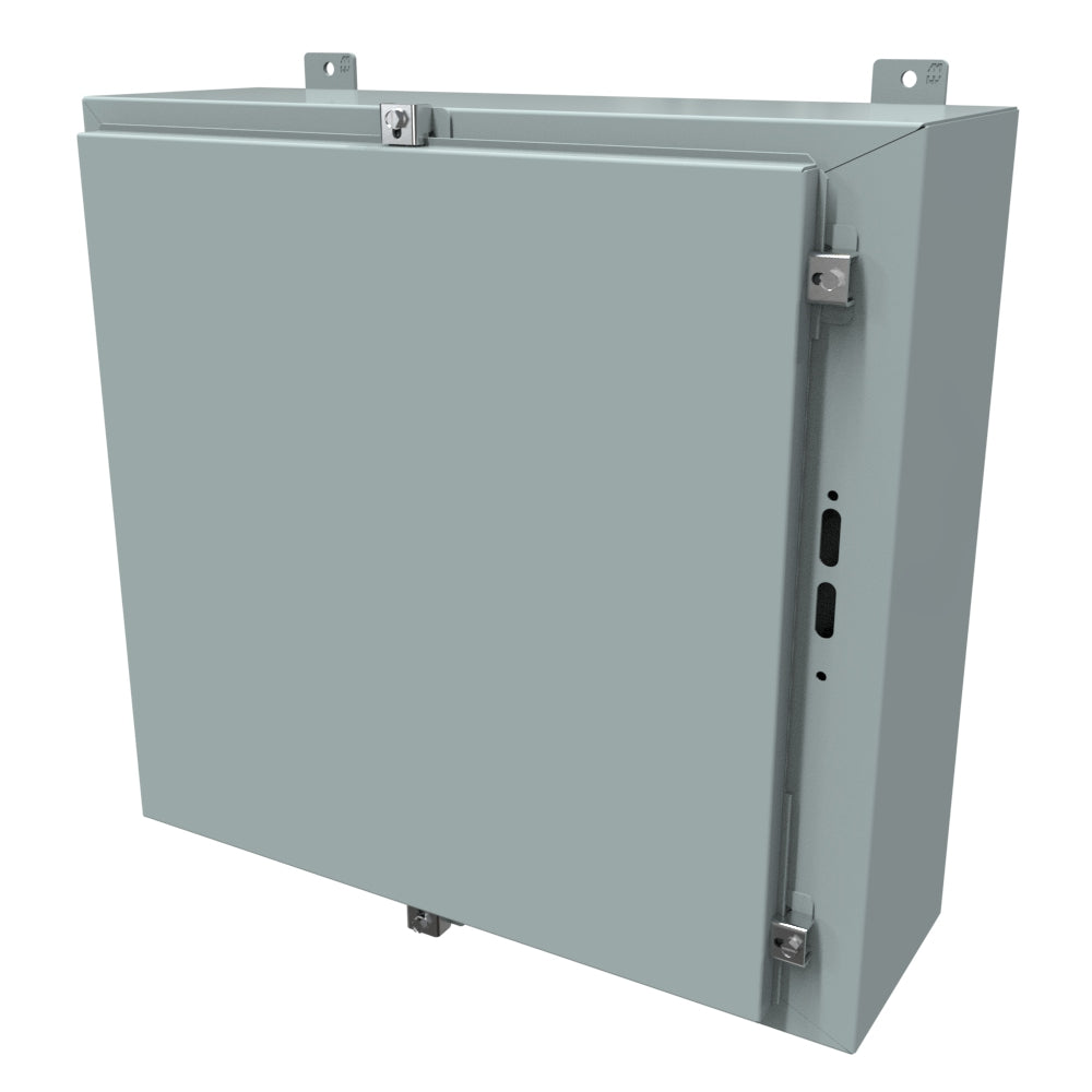 Hammond 1447SN4C8 N4 Disconnect Enclosure w/Panel - 24" x 25.38" x 8" - Steel/Gray