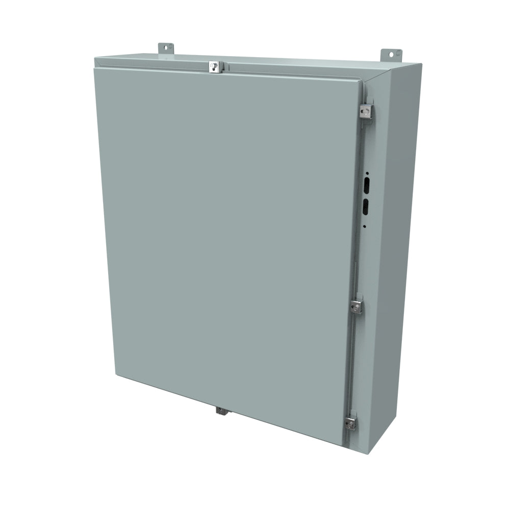 Hammond 1447SN4G8 N4 Disconnect Enclosure w/Panel - 36" x 31.38" x 8" - Steel/Gray