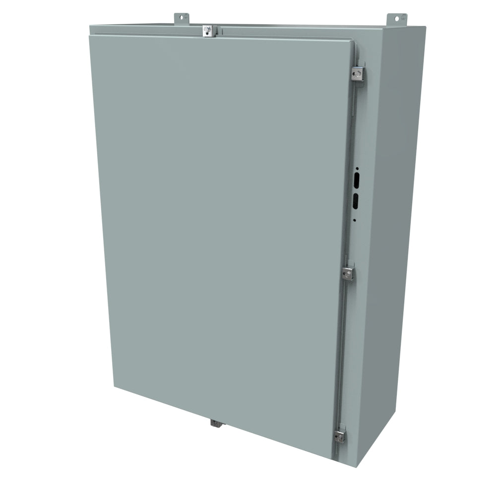 Hammond 1447SN4H12 N4 Disconnect Enclosure w/Panel - 42" x 31.38" x 12" - Steel/Gray