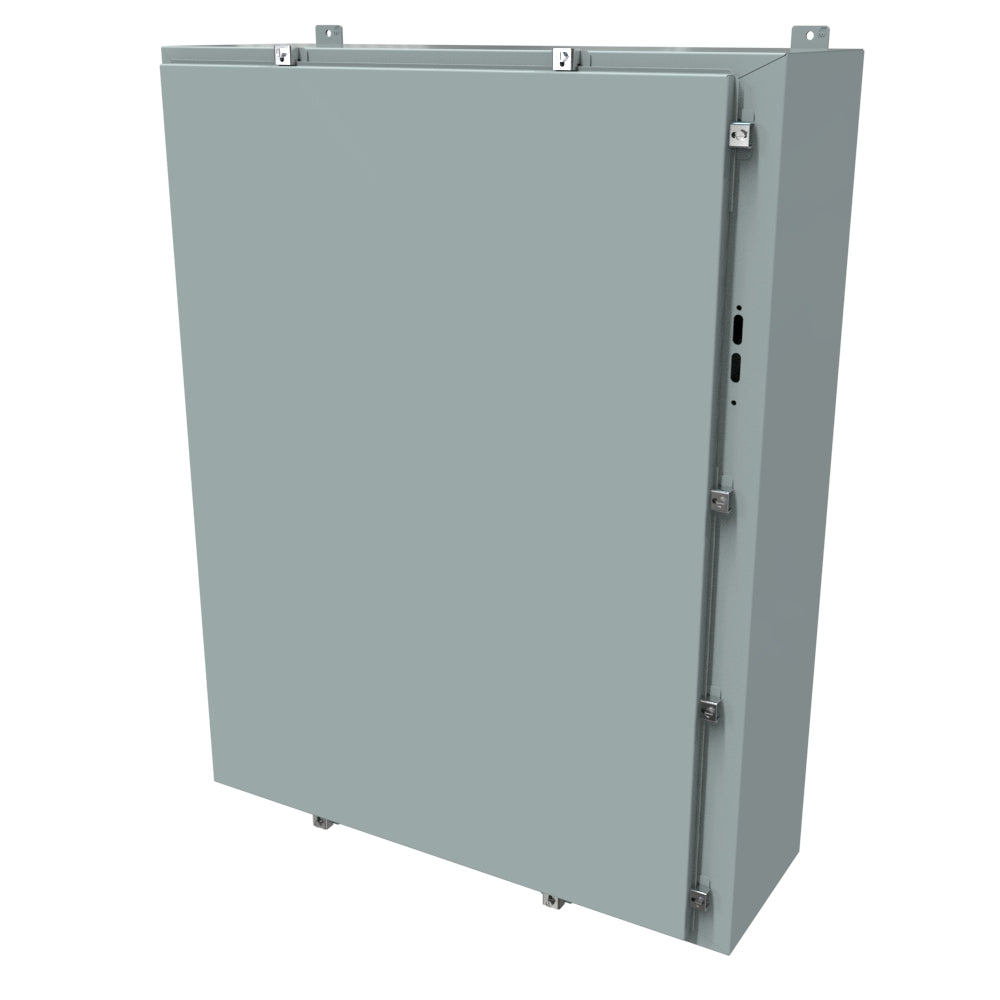 Hammond 1447SN4K12 N4 Disconnect Enclosure w/Panel - 48" x 37.38" x 12" - Steel/Gray