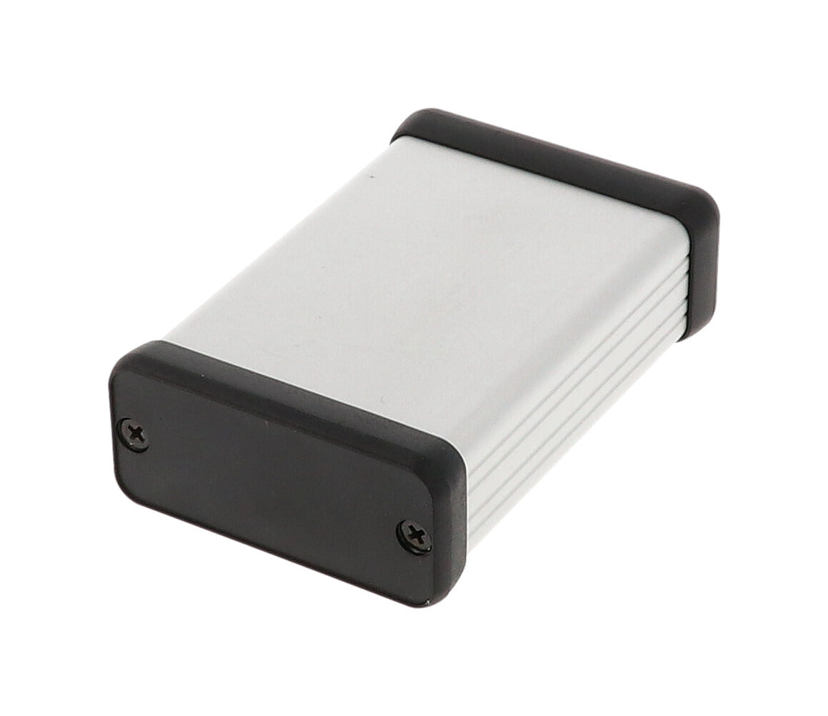 Hammond 1455C802 Extruded Aluminum Enclosure 3.15" x 2.13" x 0.91" with Plastic End Panels