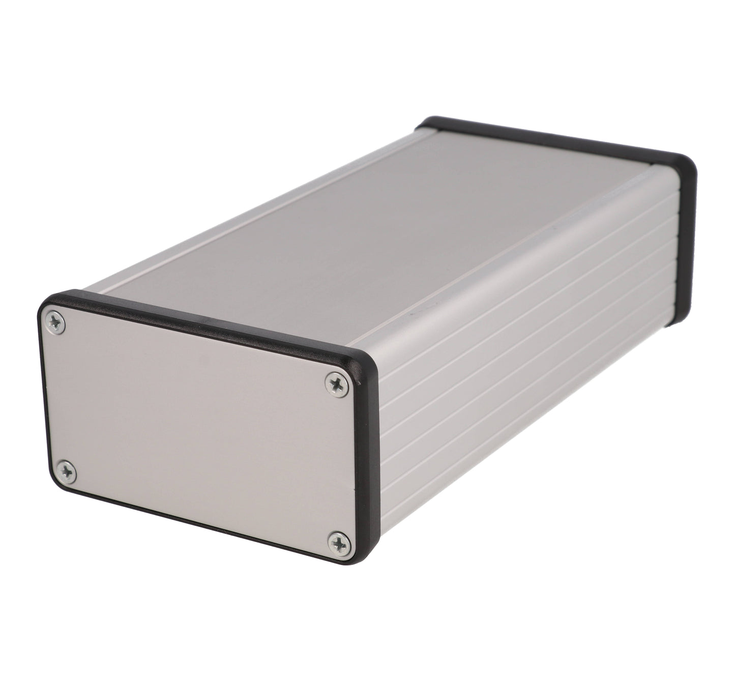 Hammond 1455K1601 Extruded Aluminum Enclosure with Metal End Panels 6.3" x 3.07" x 1.69"
