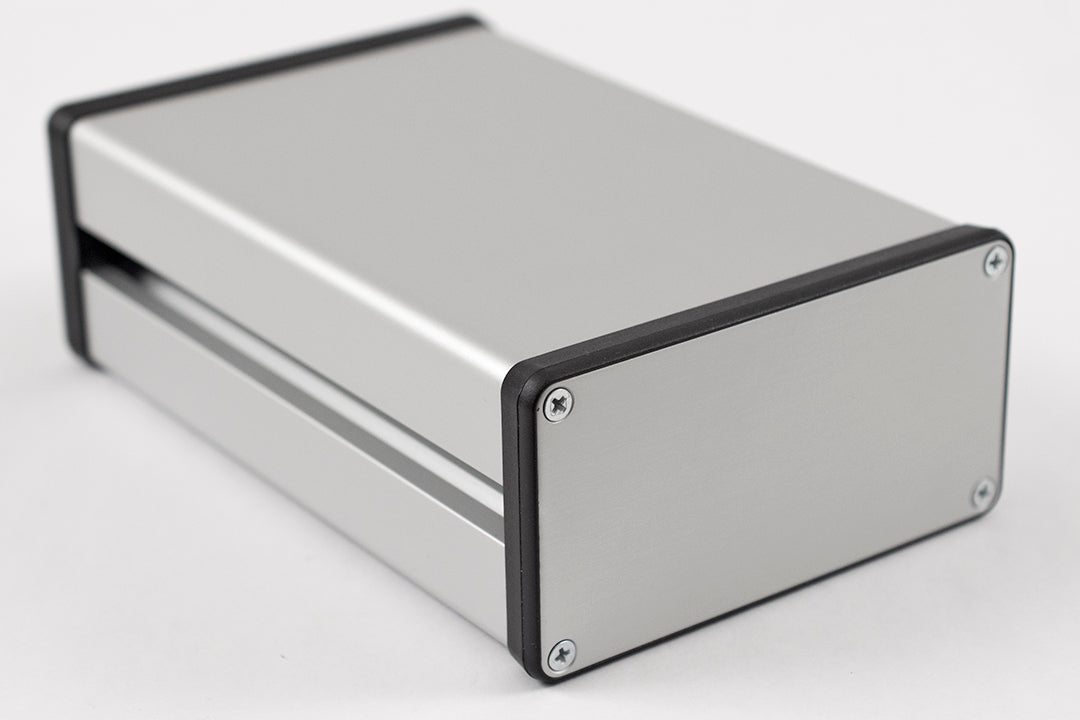 Hammond 1455NC1601 Channel Mount Extruded Aluminum Enclosure with Aluminum Endplate 6.30" x 4.06" x 2.09"