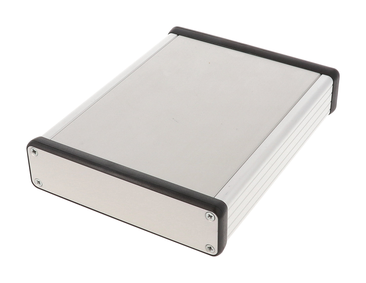 Hammond 1455P1601 Extruded Aluminum Enclosure 6.3" x 4.92" x 1.22" with Metal End Panels
